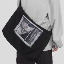 Load image into Gallery viewer, UNDERWATER  Black -Denim messenger bag